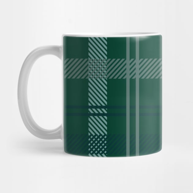 Green Winter Plaid Pattern by Lobinha